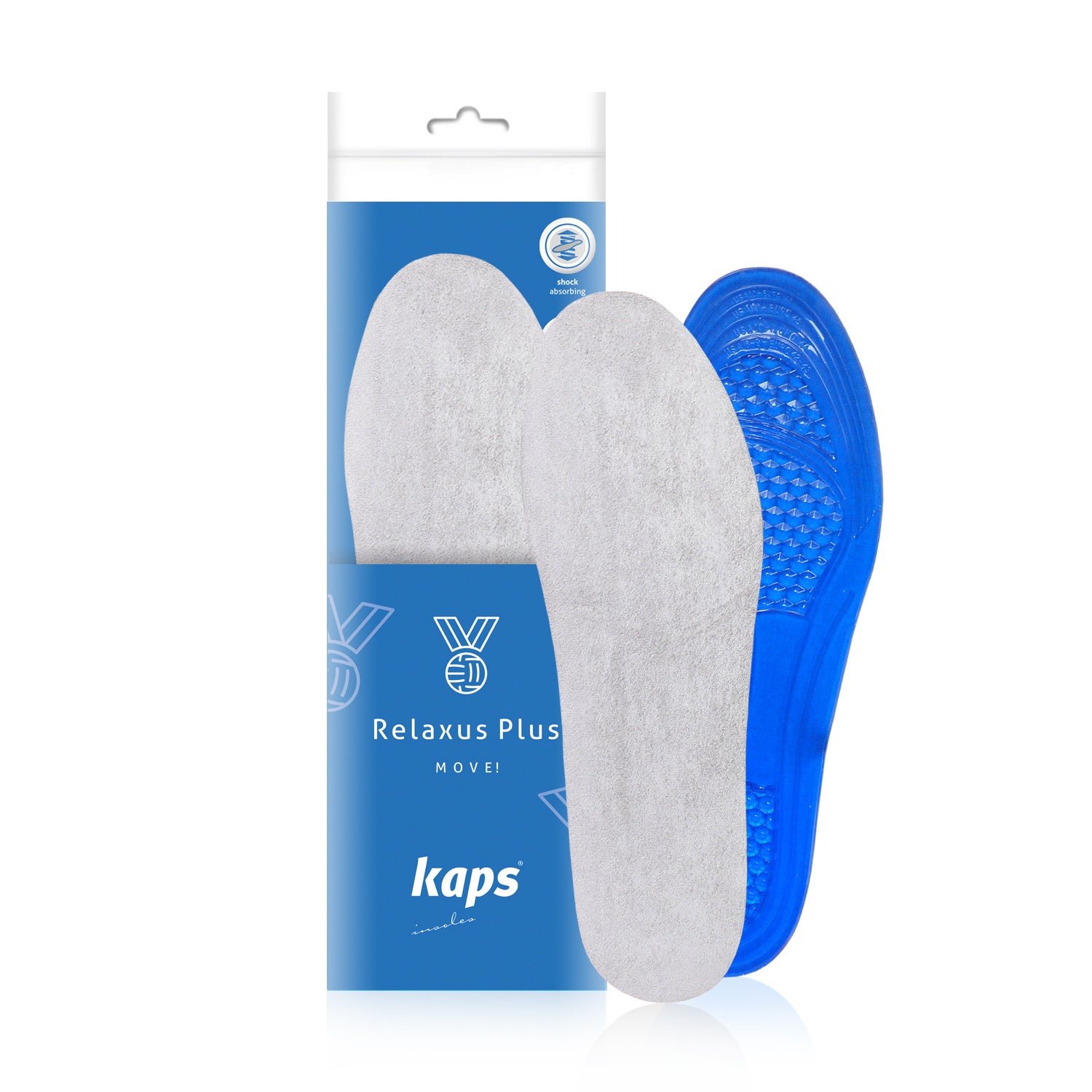 Ортопедические гелевые стельки Kaps Relaxus +