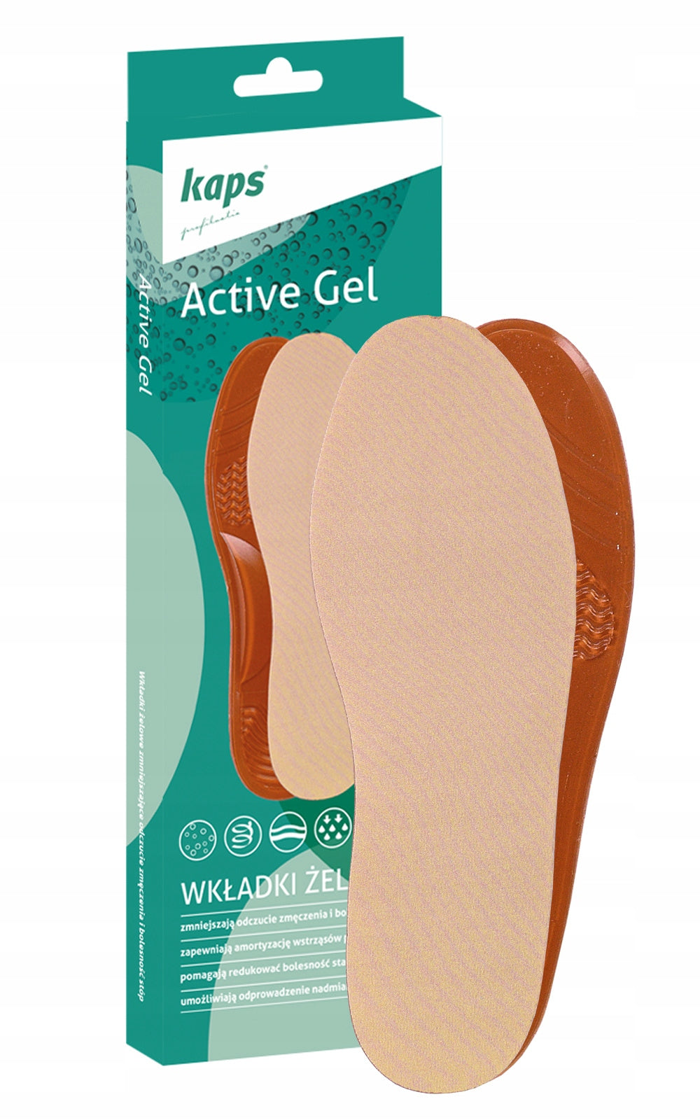 Гелевые ортопедические стельки Kaps Active Gel