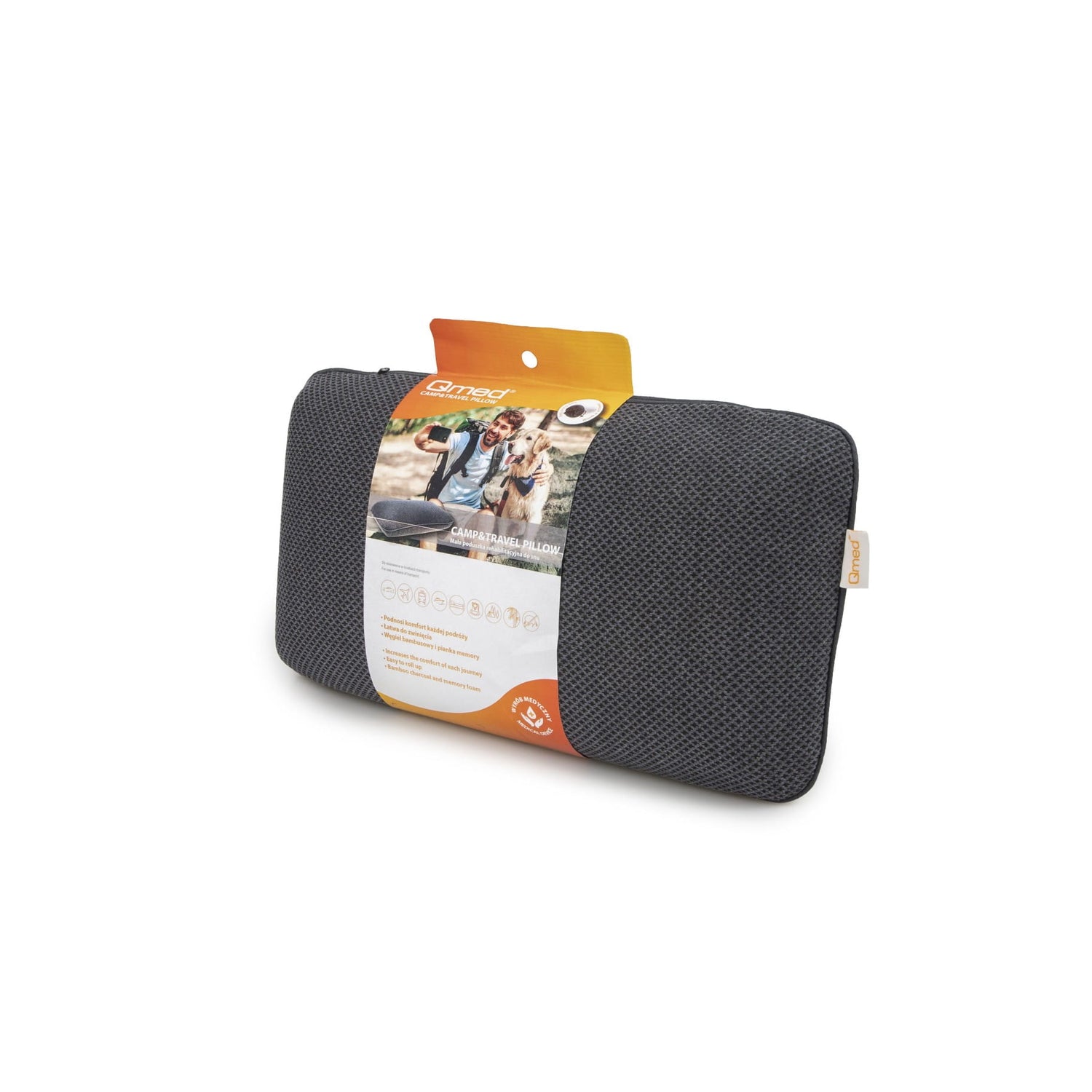 Подушка для подорожей та кемпінгу Qmed Camp&Travel Pillow