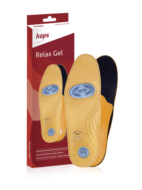 Ортопедические стельки с гелевыми вставками Kaps Relax Gel