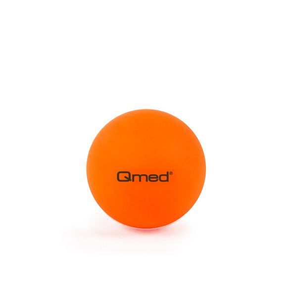 Масажний м'яч Qmed Lacrosse Ball, оранжевий &Oslash; 6 см 12155 фото