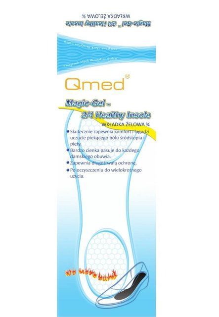 Гелеві напівустілки для взуття Qmed 3/4 Healthy Insoles I102 13710 фото