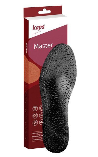 Ортопедические стельки бескаркасные Kaps Master Black 14098 фото