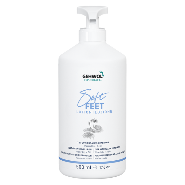 Лосьйон Водяна лілія та шовк Fusskraft Soft Feet Lotion Gehwol 500 мл 1*12511 фото