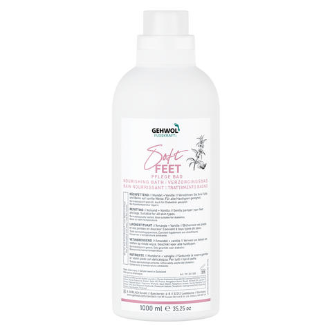 Ванна для ног Миндаль и Ваниль Fusskraft Soft Feet Nourishing Bath Gehwol 1000 мл 1*12612 фото