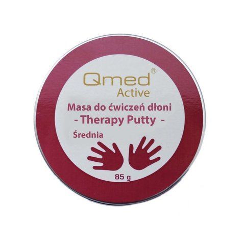 Терапевтична маса для долоні Qmed Therapy Putty Середня, Червона 10140 фото