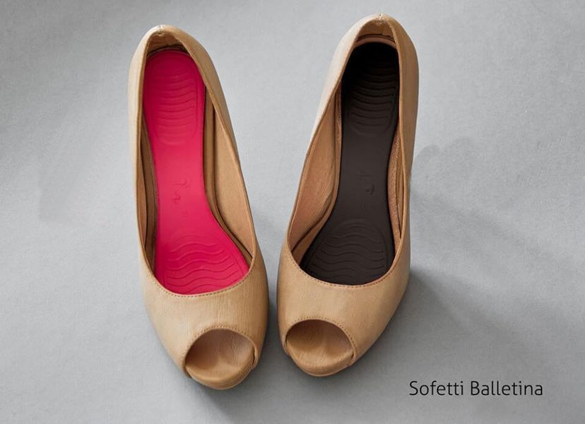 Стельки для обуви на высоких каблуках Kaps Sofetti Balletina Pink 14036 фото