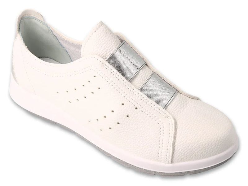 Кросівки жіночі діабетичні Dr Orto Casual 156D026 білі з сірим 10639 фото