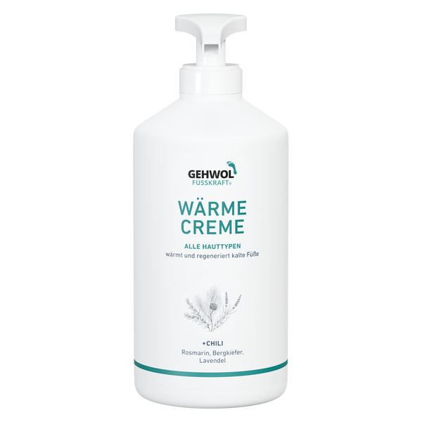 Червоний бальзам для сухої шкіри ніг Fusskraft Warming Cream Gehwol 500 мл 1*12311 фото