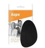 Шкіряні напівустілки для модельного взуття на каблуках, чорні Kaps Halfled Black 14048 фото