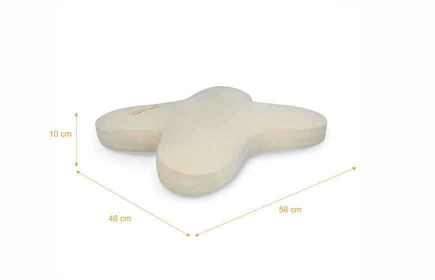 Подушка ортопедическая для сна на животе Qmed Slim Pillow 10024 фото