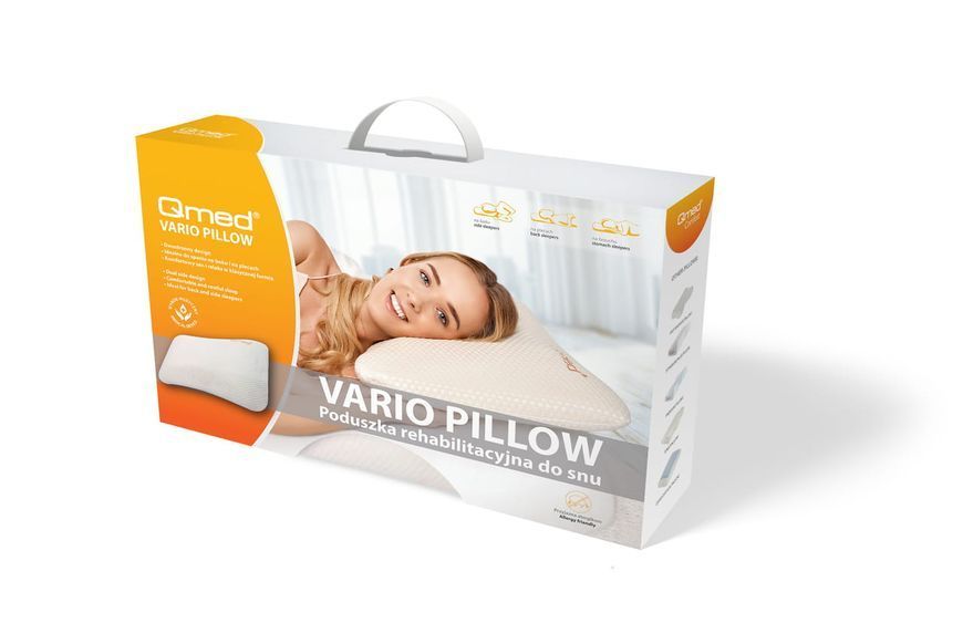 Ортопедична подушка з подвійним профілем Qmed Vario Pillow 10037 фото