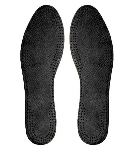 Шкіряні устілки для взуття, чорні Kaps Leather Carbon Black 14063 фото
