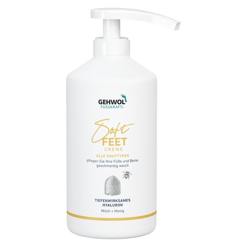 Шелковый крем для ног Молоко и мед Fusskraft Soft Feet Gehwol 500 мл 1*12411 фото