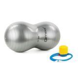 Фітбол арахіс з системою ABS та помпою Qmed ABS Gym Ball Сірий 10086 фото
