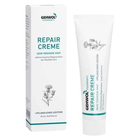Питательный крем Gehwol Fusskraft Repair Cream для потрескавшейся кожи стоп 125 мл 151140700 фото