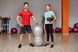 Фітбол арахіс з системою ABS та помпою Qmed ABS Gym Ball Сірий 10086 фото 4
