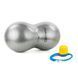 Фітбол арахіс з системою ABS та помпою Qmed ABS Gym Ball Сірий 10086 фото 1