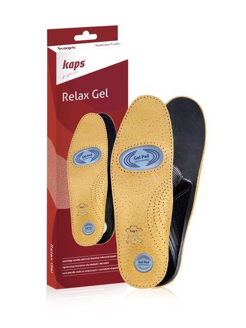 Ортопедические стельки с гелевыми вставками Kaps Relax Gel 14087 фото