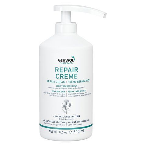 Питательный крем Gehwol Fusskraft Repair Cream для потрескавшейся кожи стоп 500 мл 151141100 фото
