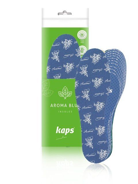 Гігієнічні устілки для взуття Kaps Aroma Blue для вирізання 134627 фото